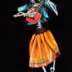 Lute Player of the Dead - retablo figure
