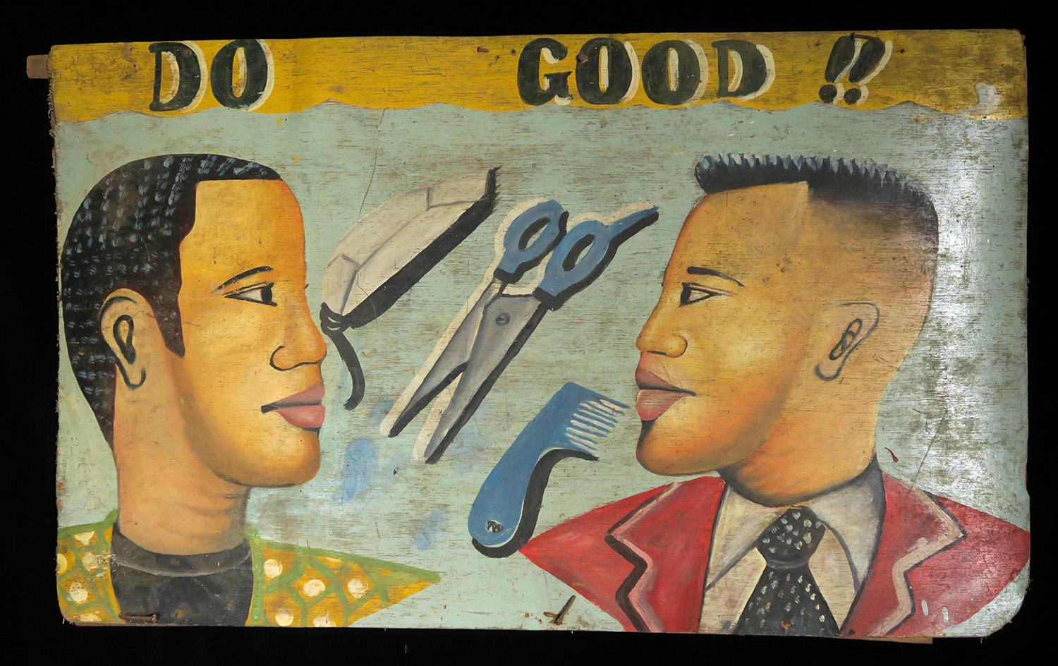 "Do Good!!" Barbershop Sign