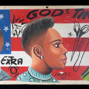 'God's Time" - Barbershop Sign