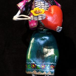 Valentine of the Dead - retablo figure