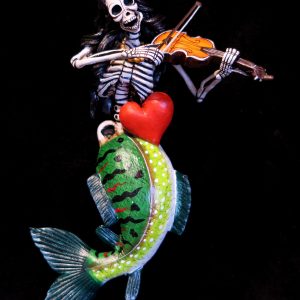 Valentine Mermaid of the Dead - retablo figure