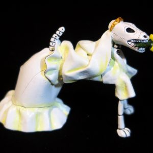 Calavera Novios Dogs - Retablo Figures