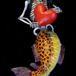 Sirena Calavera - retablo figure