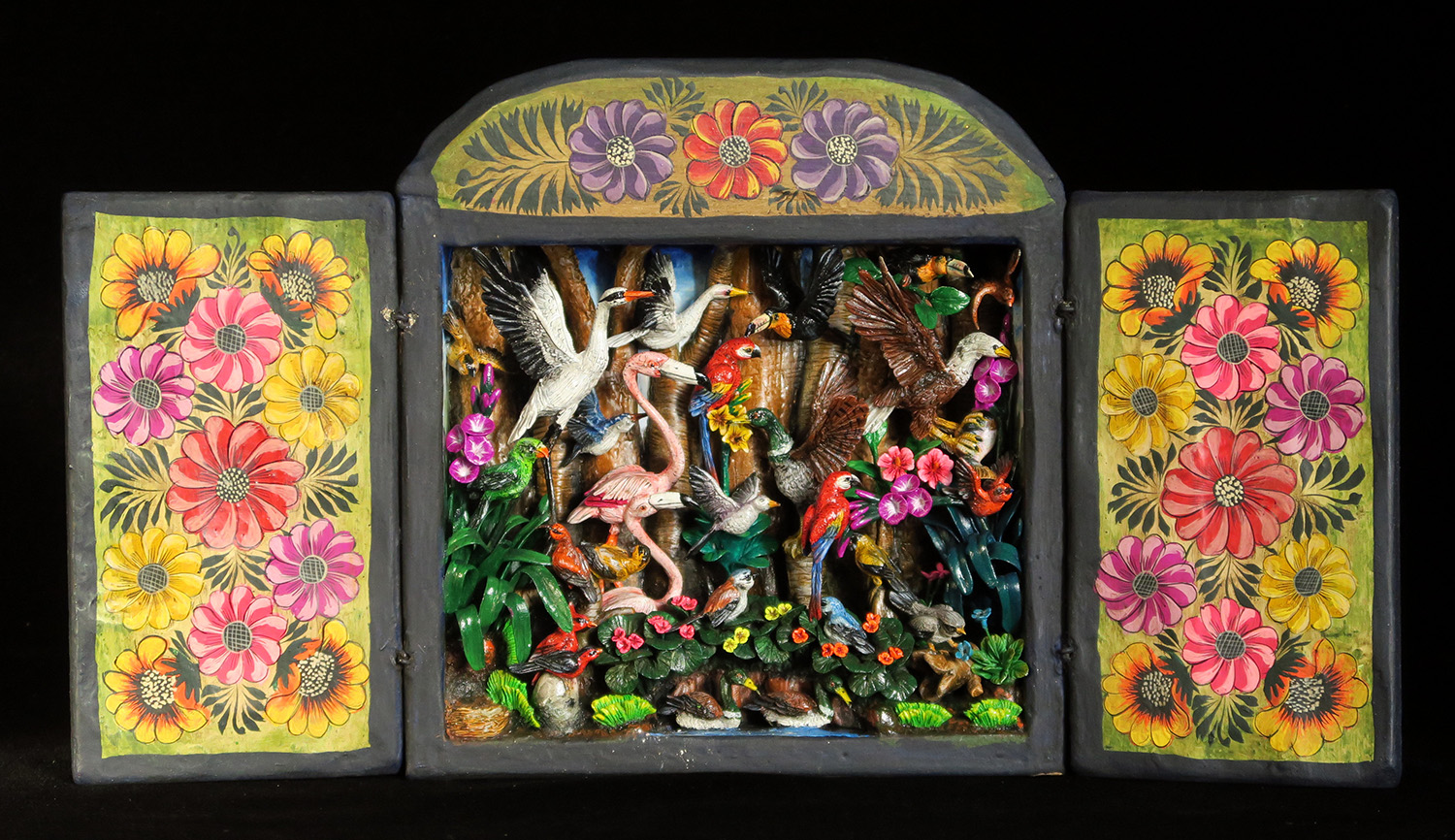 Birds of Paradise - Retablo
