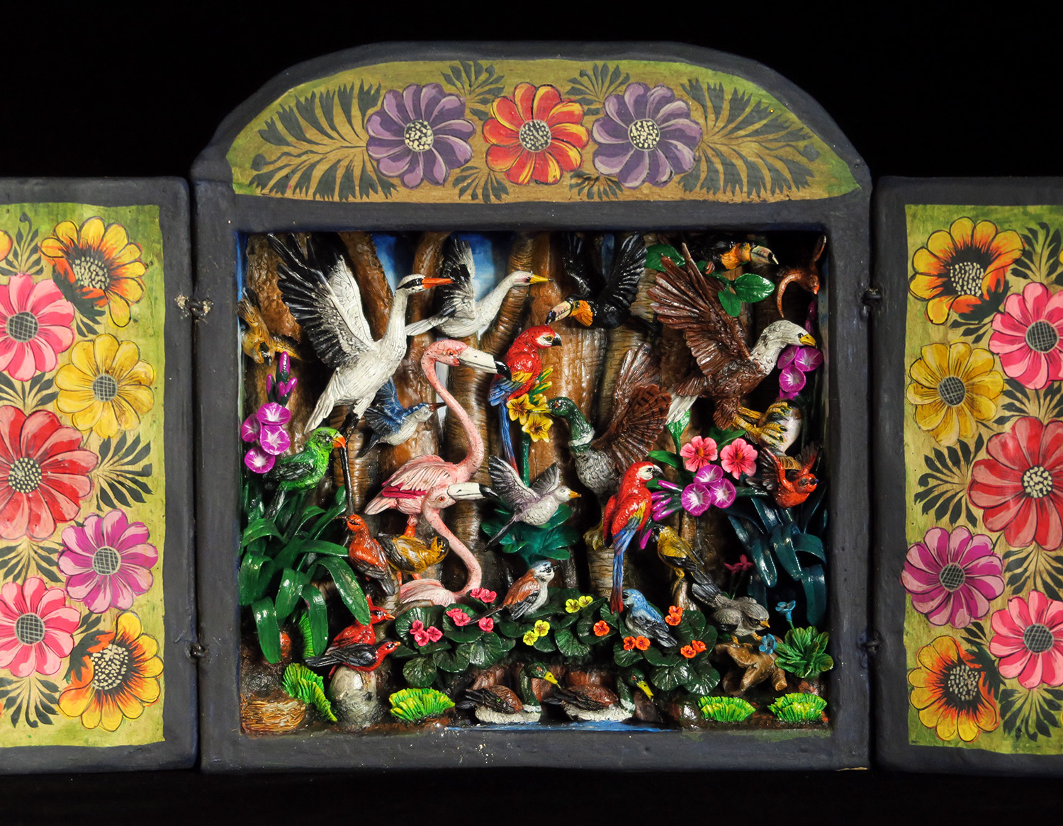 Birds of Paradise - Retablo
