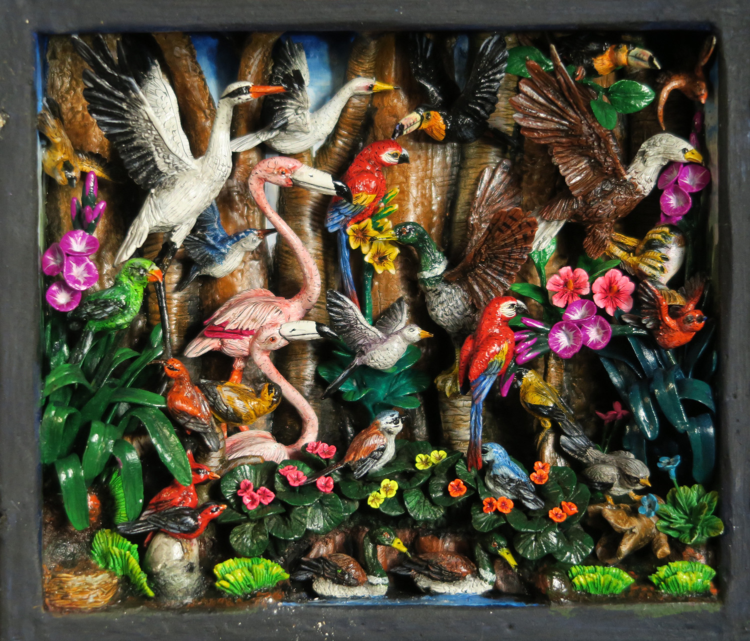 Birds of Paradise - Retablo