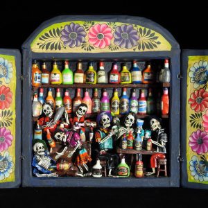 Cantina de los Muertos (Cantina of the Dead) - Retablo