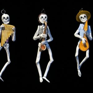 Calavera Musico Ornament
