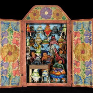 Tienda de Chullos (Andean Hat Shop) Retablo (Small)
