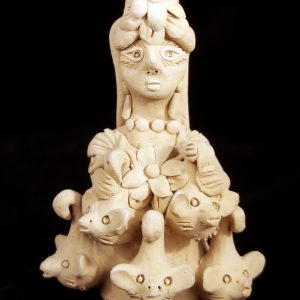 Vintage Figure of Woman with Animals
