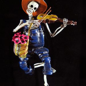 Hillbilly Fiddler of the Dead - retablo figure