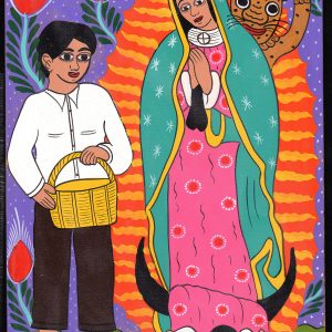 Juan Diego y la Virgen