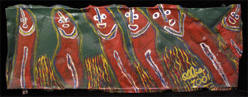 Untitled (Six Red Figures)