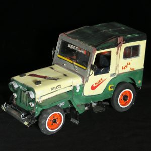 Jeep CJ Taxi Sculpture