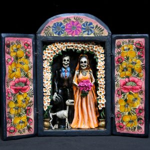 Los Novios Muertos - Wedding Retablo (version 5)