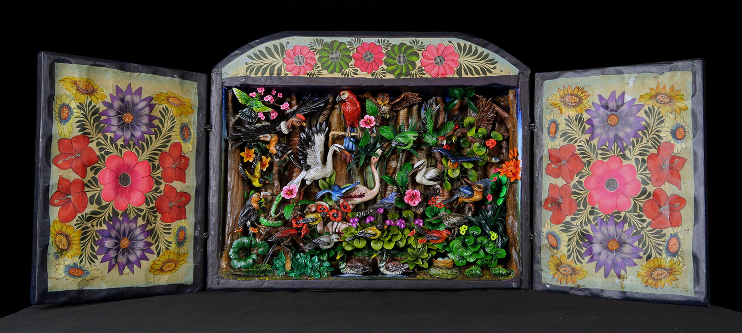 Birds of Paradise - Retablo