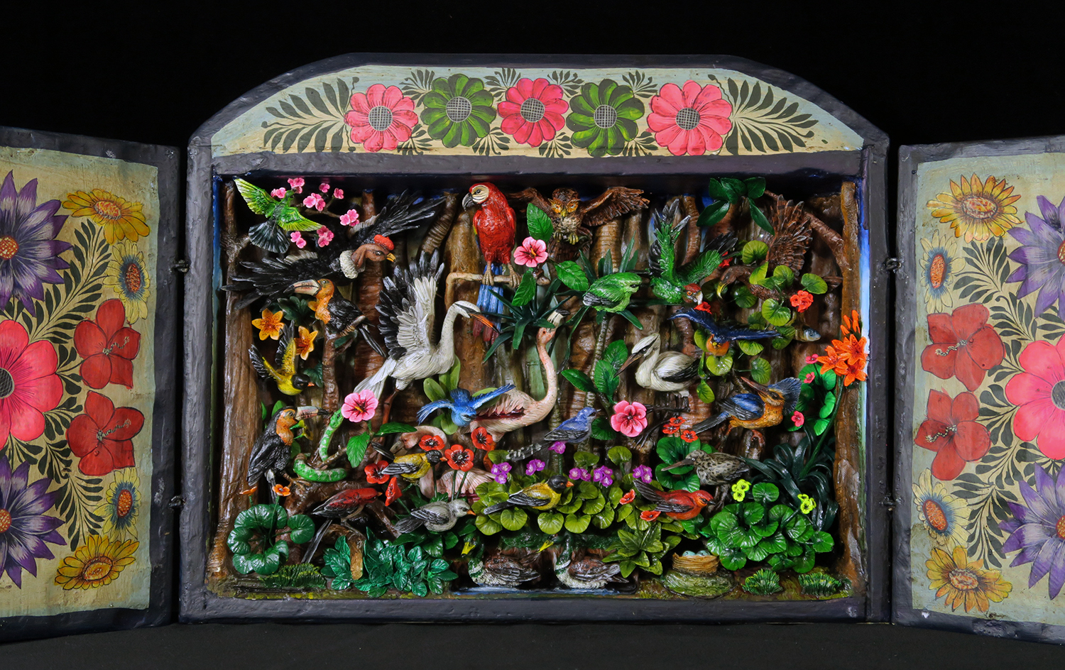 Birds of Paradise - Retablo
