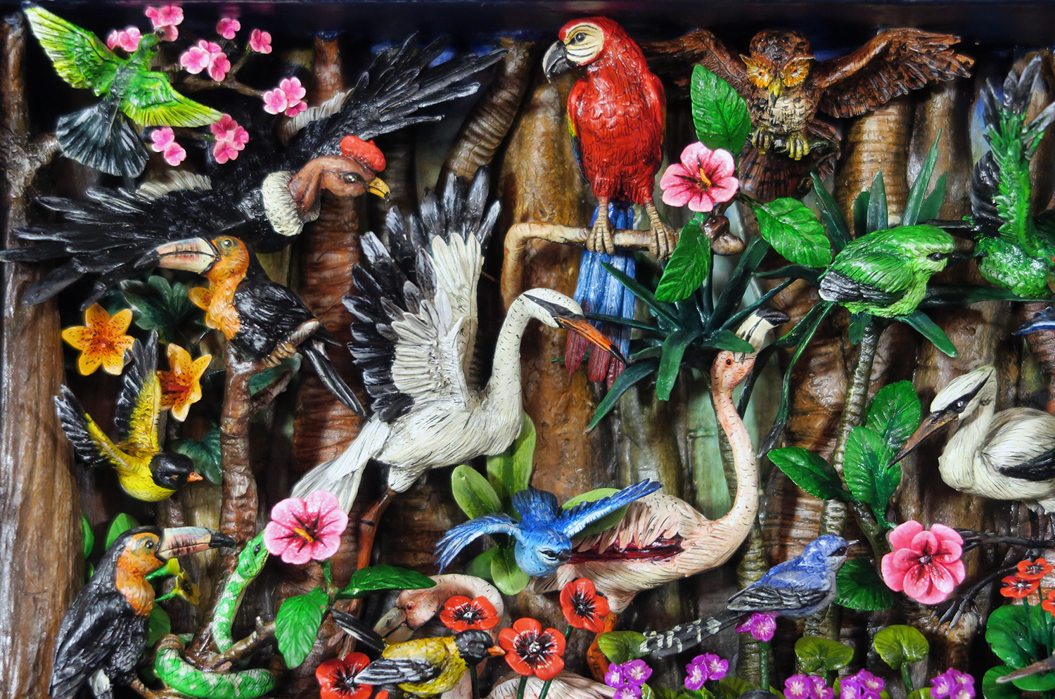 Birds of Paradise - Retablo