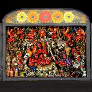 "Nacimiento de los Diablos" (Devils' Nativity) Retablo