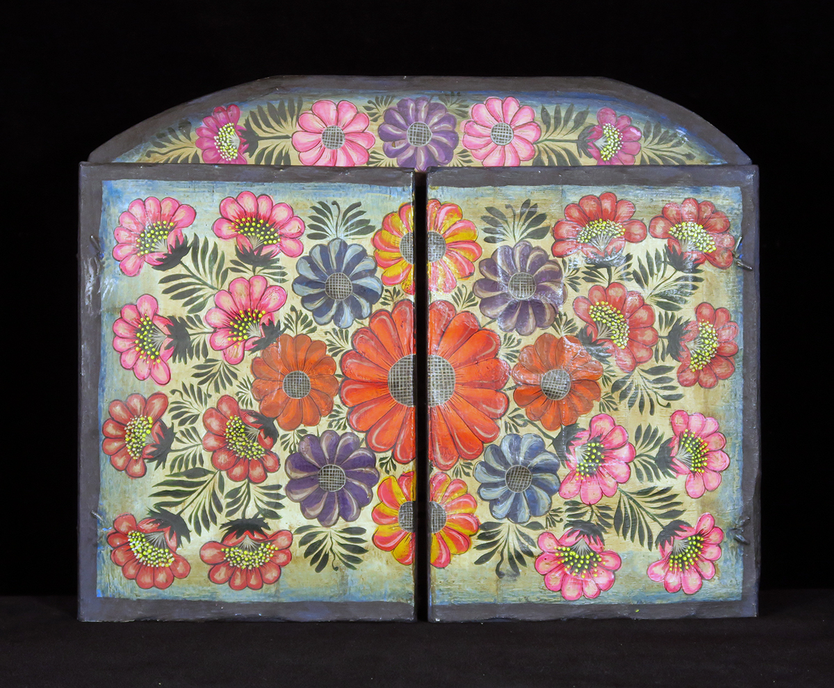 Cantina de los Muertos (Cantina of the Dead) Retablo (version 6)