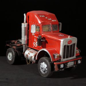 "King of the Road" Peterbilt Truck Sculpture