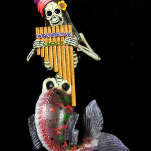Pan-piper Sirena de Muertos - Retablo Figure
