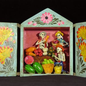 Fruit Seller of the Dead - retablo