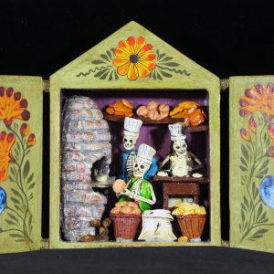Panaderia de los Muertos (Bakery of the dead) Retablo