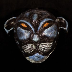 Blue Jaguar Carnival Mask