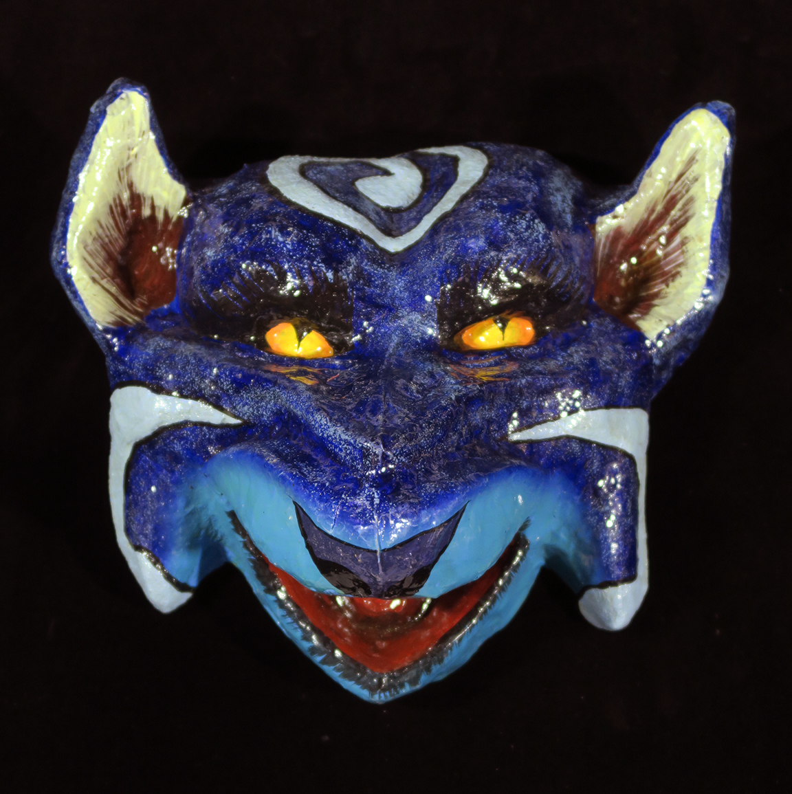 Blue Fox Carnival Mask