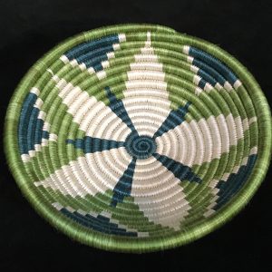 Small Green Starburst basket