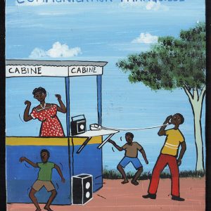 Cabine Telephonique. Communication Tranquille - Mini Signboard
