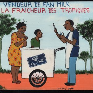 Vendeur de Fan Milk - Mini Signboard