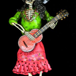La Calavera Mariacha - retablo figure