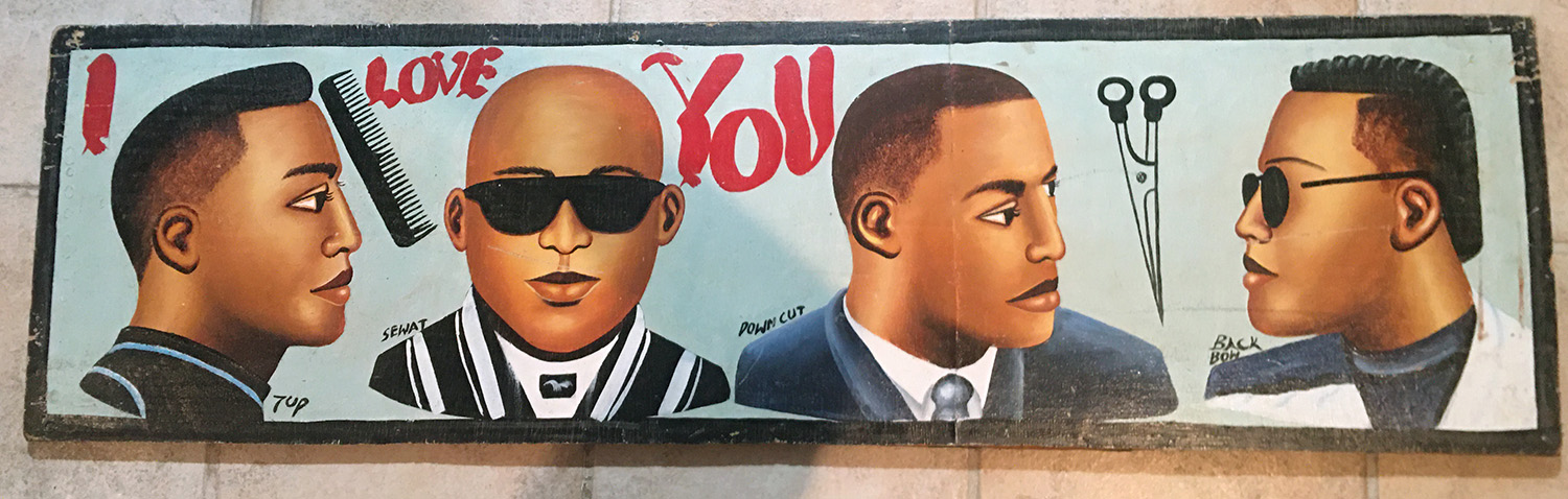 "I Love You" Barber Sign