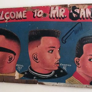 "Welcome to Mr. Sam" - Barber Sign