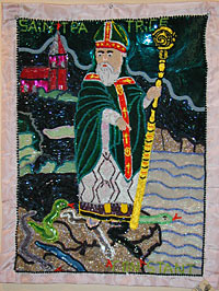 Saint Patrice (Dambala) Vodou Banner