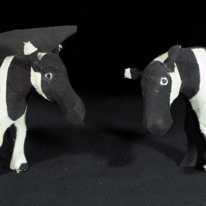 Small Flip-flop Zebra - black & white