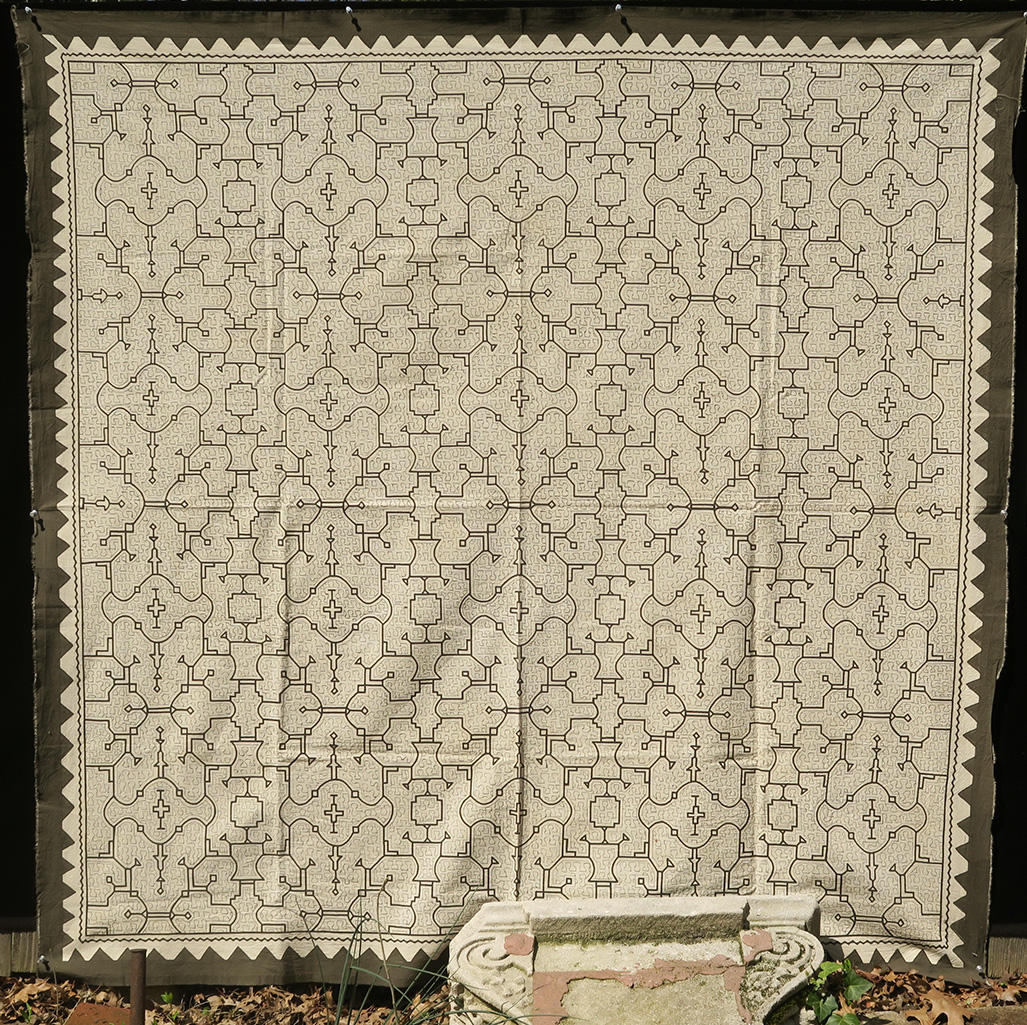 Hand-drawn Shipibo Cloth