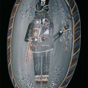 Baron Samedi "kwi" gourd