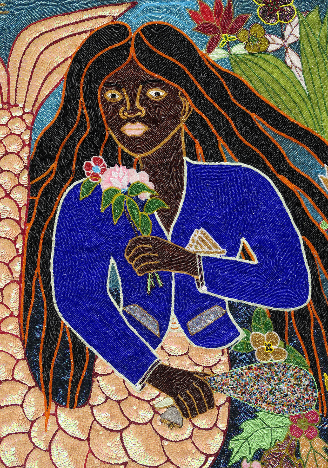 La Sirene - Vodou Flag