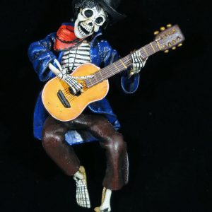 Calavera Clown - retablo figure