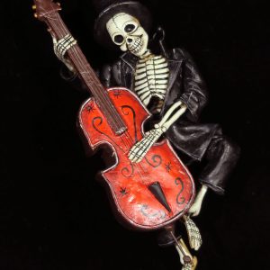 Cellist of the Dead - retablo figure