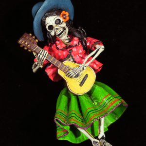 La Calavera Musical - retablo figure