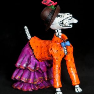 Calavera Dog in Fancy Dress