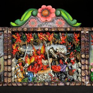 Nacimiento de los Diablos (The Birth of Evil) retablo - Version 2