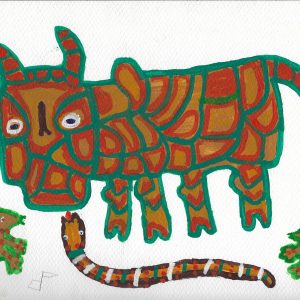 Bagesur Dev (Tiger God with snake)