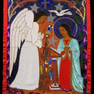 Annunciation - Beaded Flag