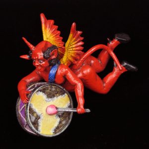 Diablo Drummer - Retablo Sculpture