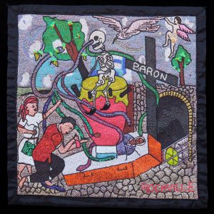 Baron au Cimetière - Vodou Flag